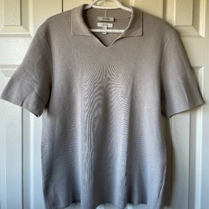COS Grey Thick Knit Shirt
